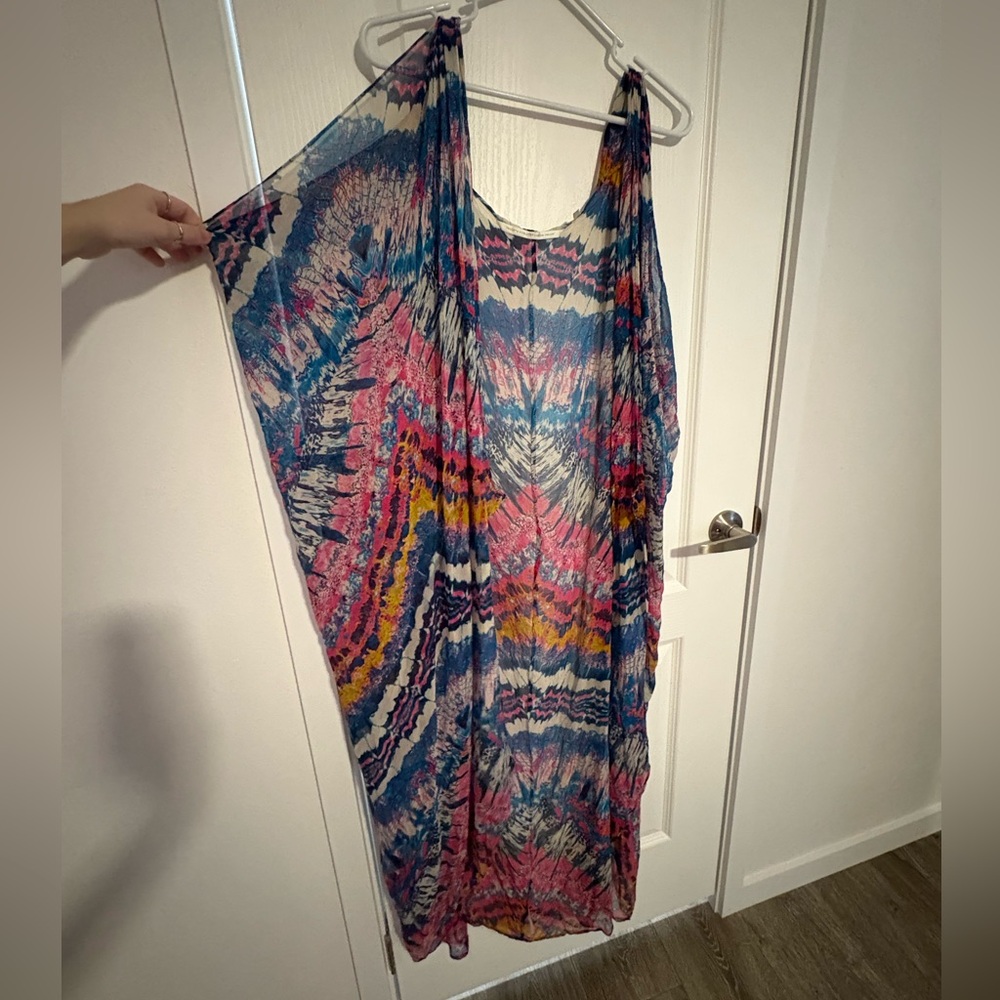 Twelfth Street by Cynthia Vincent Asymmetrical Multicolor Dress